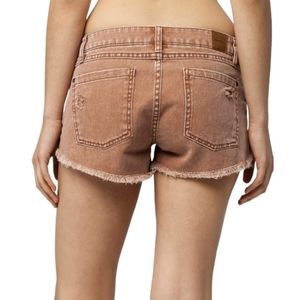 RVCA low rise relaxed denim shorts